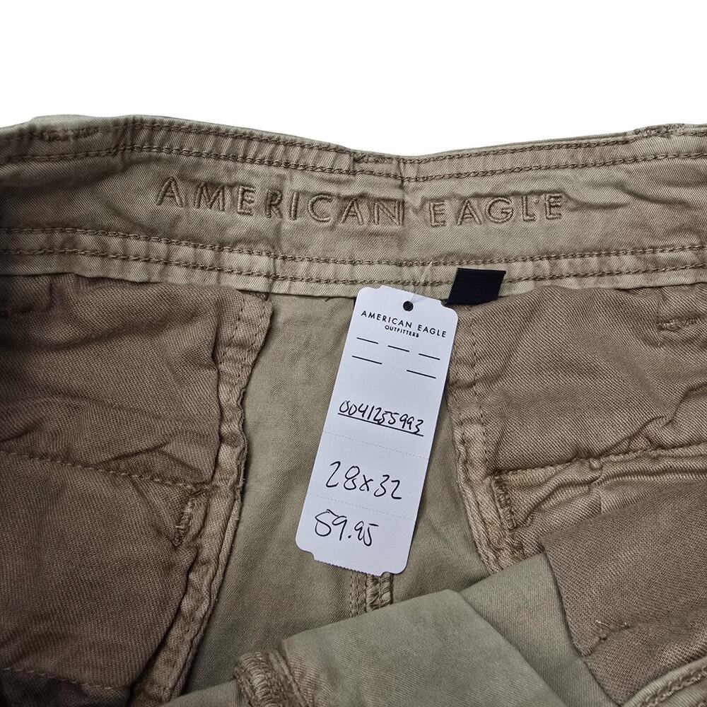 American Eagle Slim Lived In Cargo Pants Men's 28x32‎ Khaki Utility AE - Picture 6 of 10